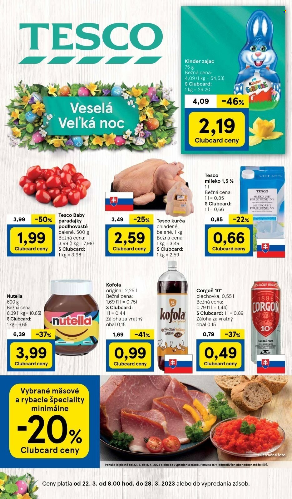 Leták TESCO - 22.3.2023 - 28.3.2023. Strana 1
