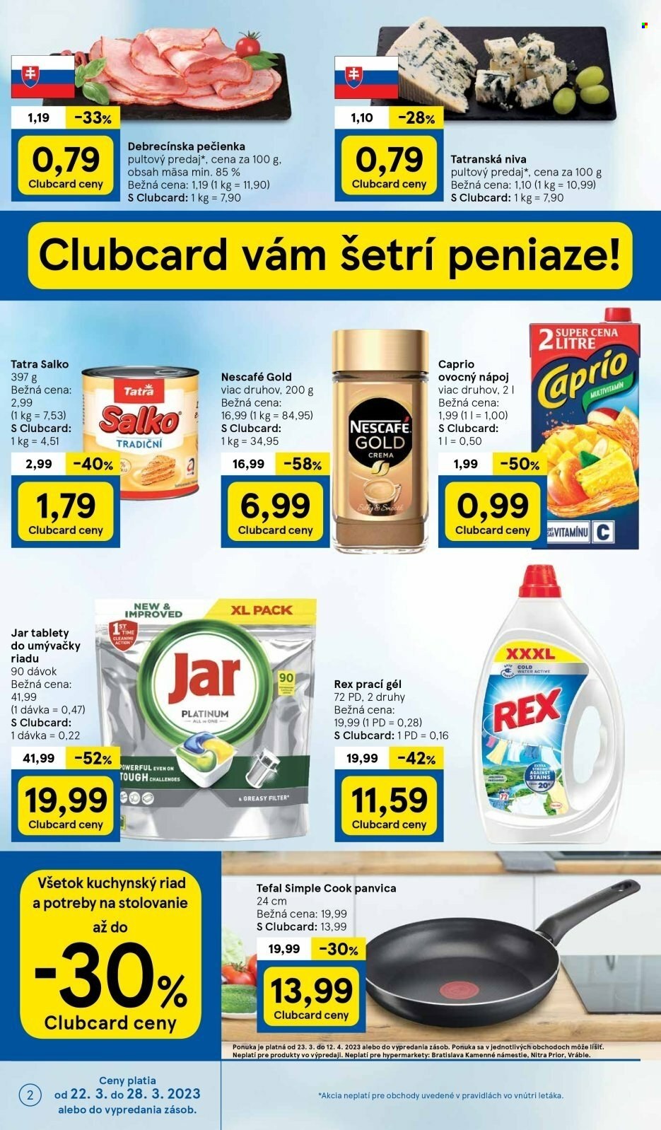 Leták TESCO - 22.3.2023 - 28.3.2023. Strana 2