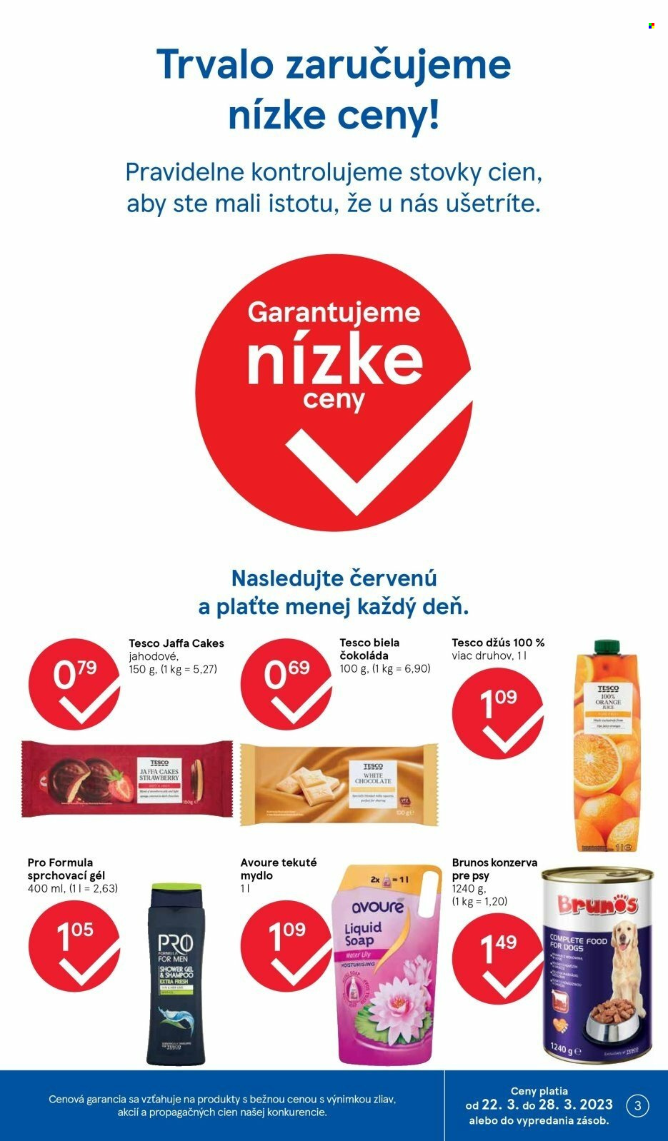 Leták TESCO - 22.3.2023 - 28.3.2023. Strana 3