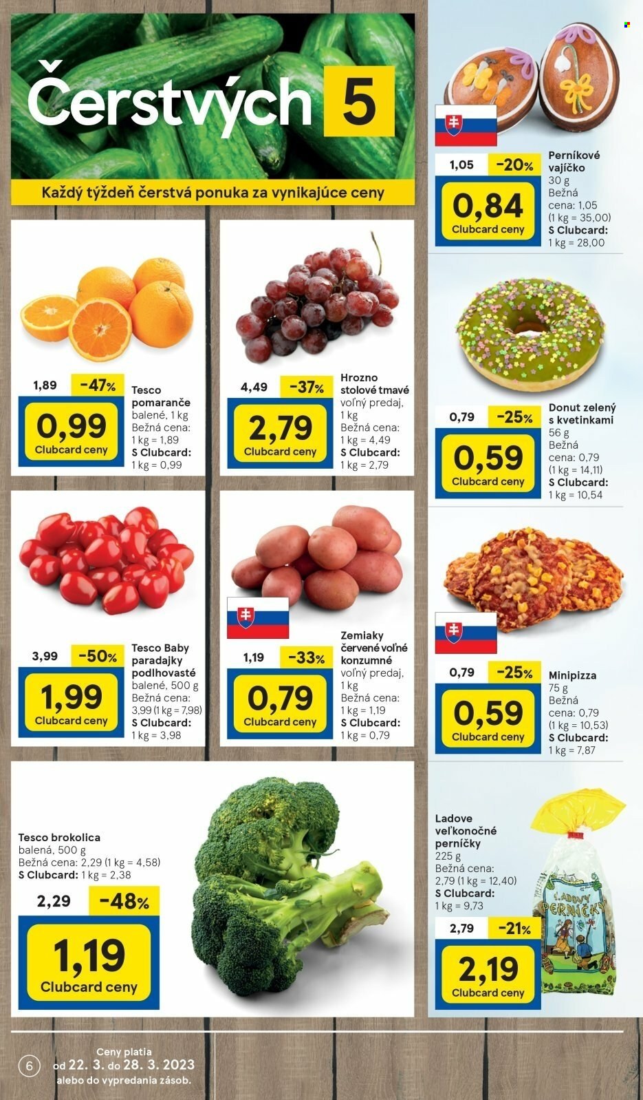 Leták TESCO supermarket - 22.3.2023 - 28.3.2023. Strana 6