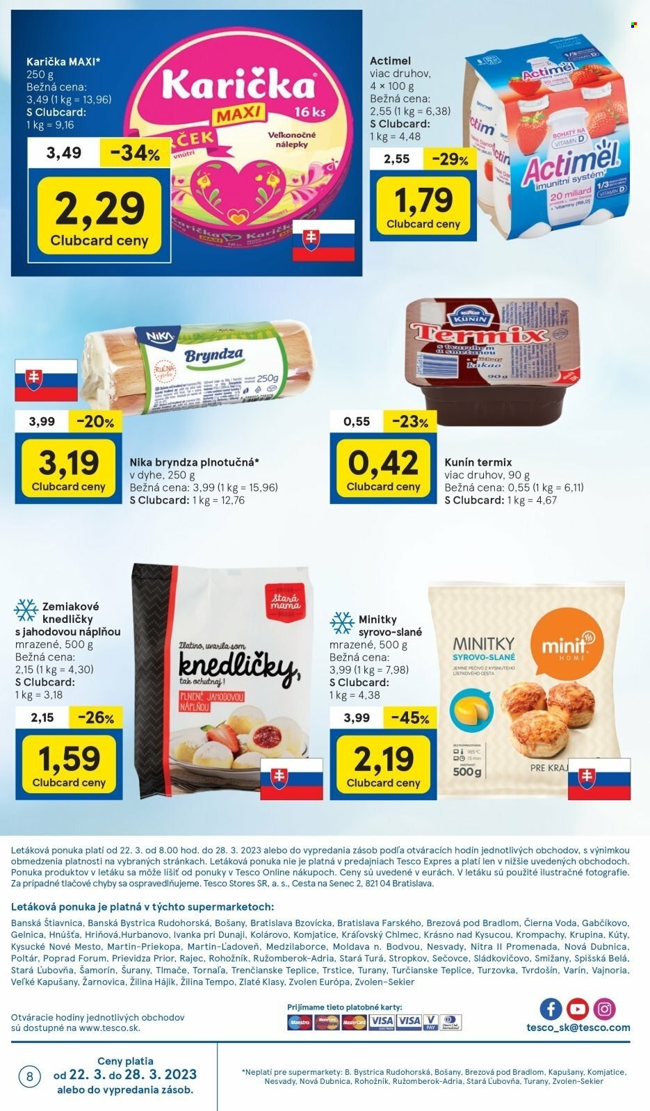 Leták TESCO supermarket - 22.3.2023 - 28.3.2023. Strana 8