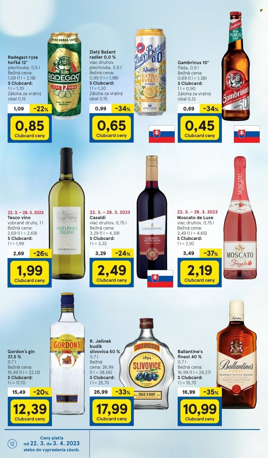 Leták TESCO supermarket - 22.3.2023 - 28.3.2023. Strana 12