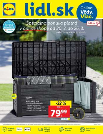 Leták Lidl - 20.3.2023 - 26.3.2023.