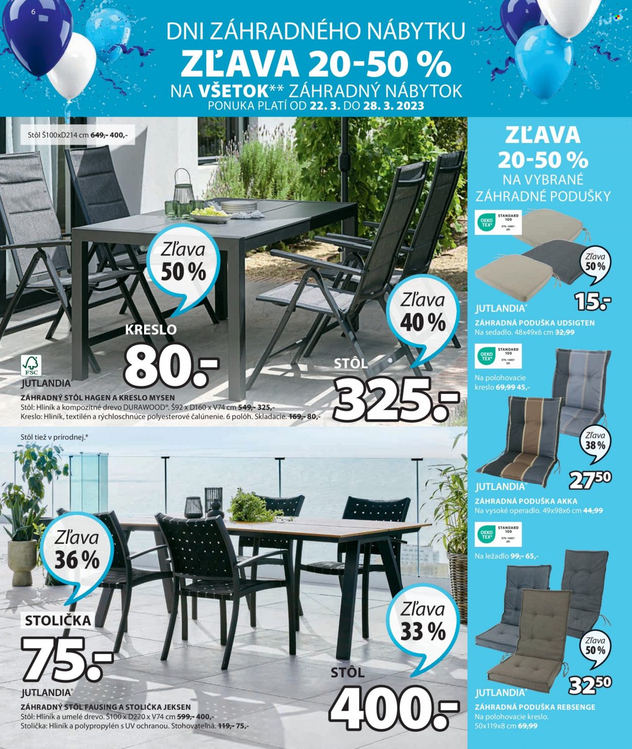 Leták JYSK - 22.3.2023 - 11.4.2023. Strana 6