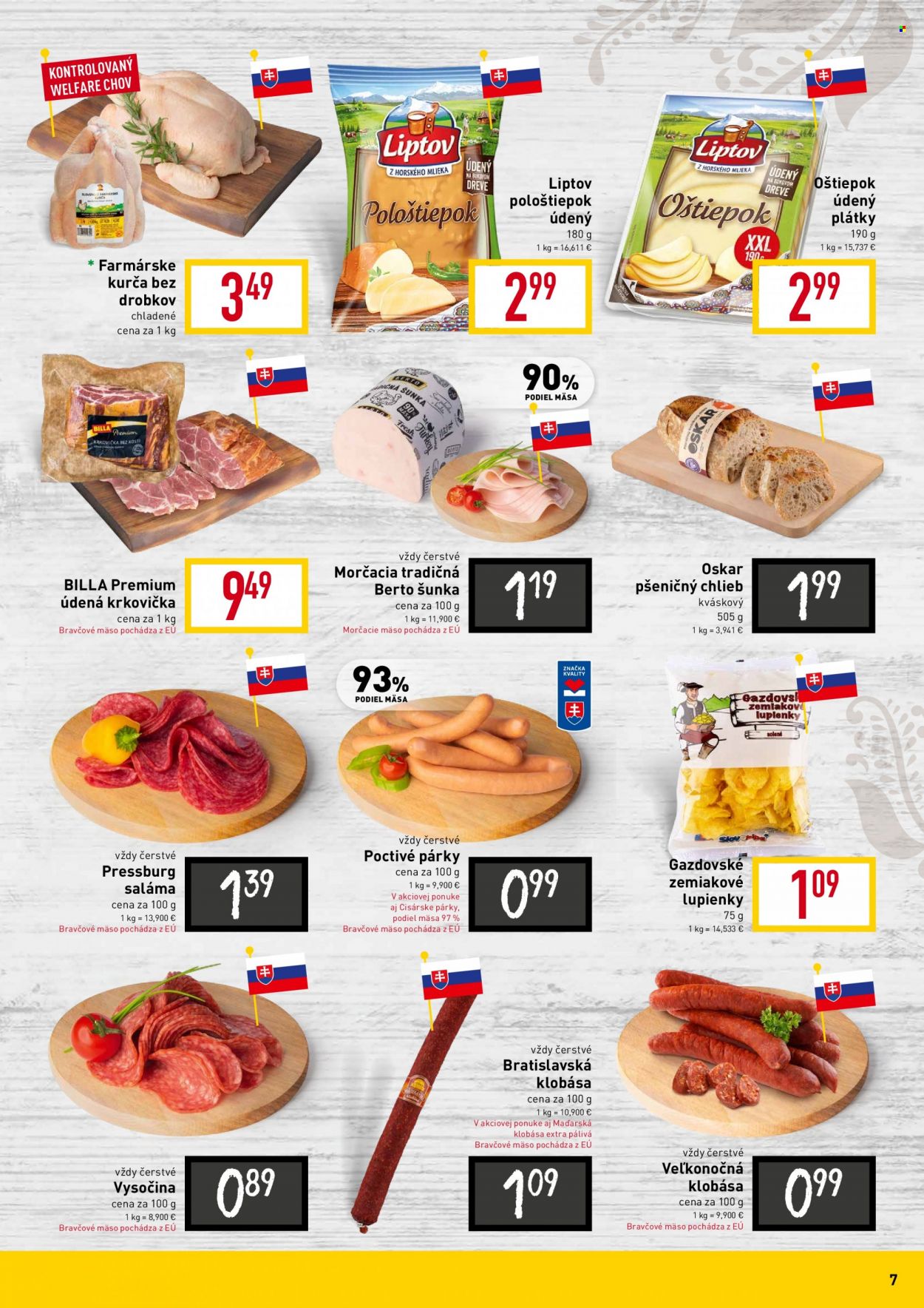 Leták Billa - 22.3.2023 - 8.4.2023. Strana 7