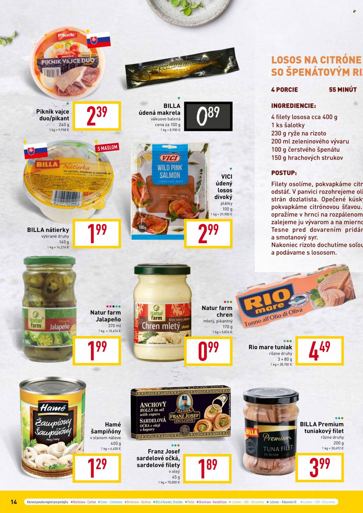 Leták Billa - 22.3.2023 - 8.4.2023. Strana 14
