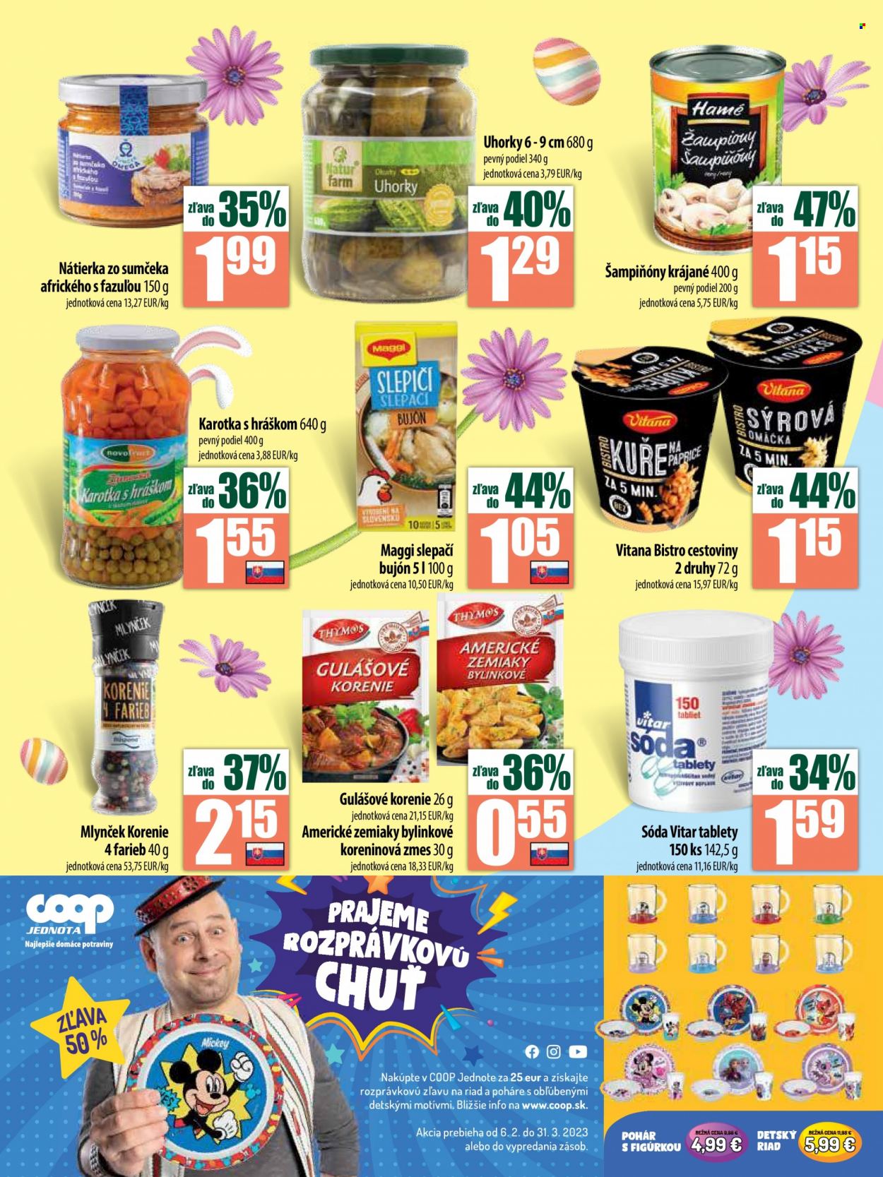 Leták COOP Jednota - 23.3.2023 - 29.3.2023. Strana 6
