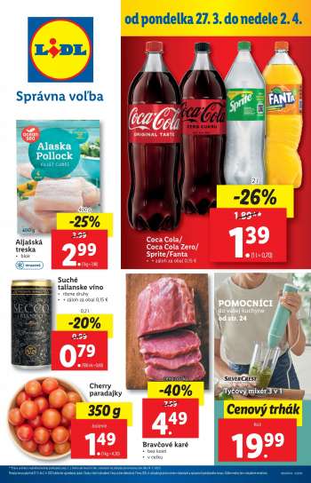 Leták Lidl - 27.3.2023 - 2.4.2023.