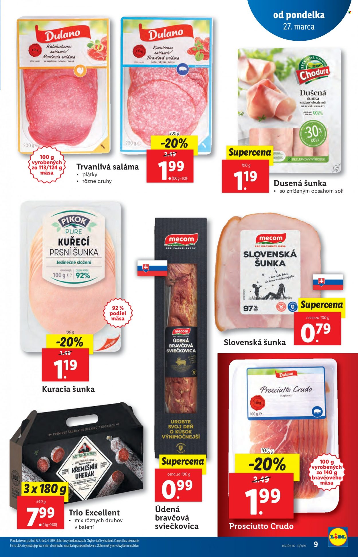Leták Lidl - 27.3.2023 - 2.4.2023. Strana 9