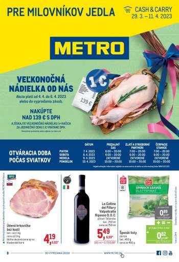 Leták Metro - 29.3.2023 - 11.4.2023.