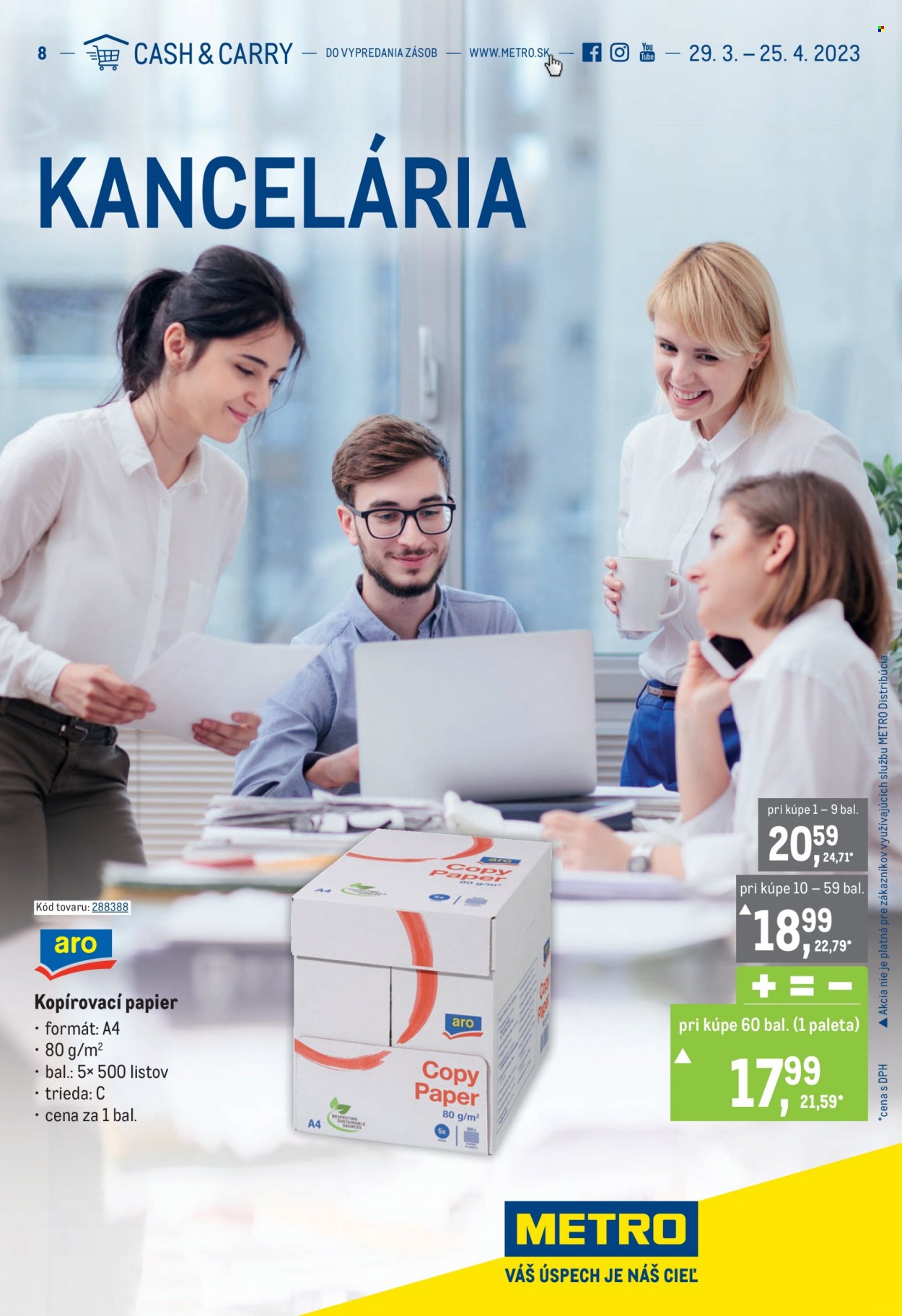 Leták Metro - 29.3.2023 - 25.4.2023. Strana 1