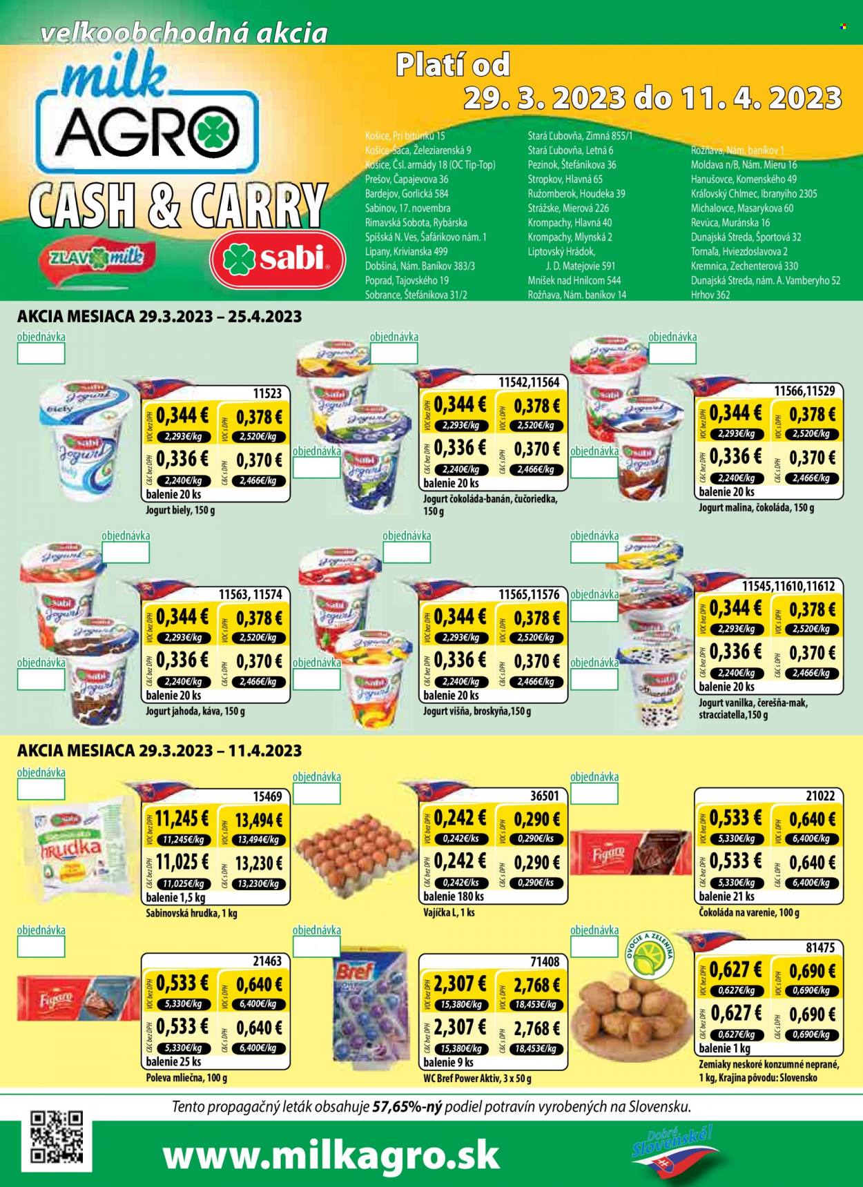 Leták Milk AGRO - 29.3.2023 - 11.4.2023. Strana 1