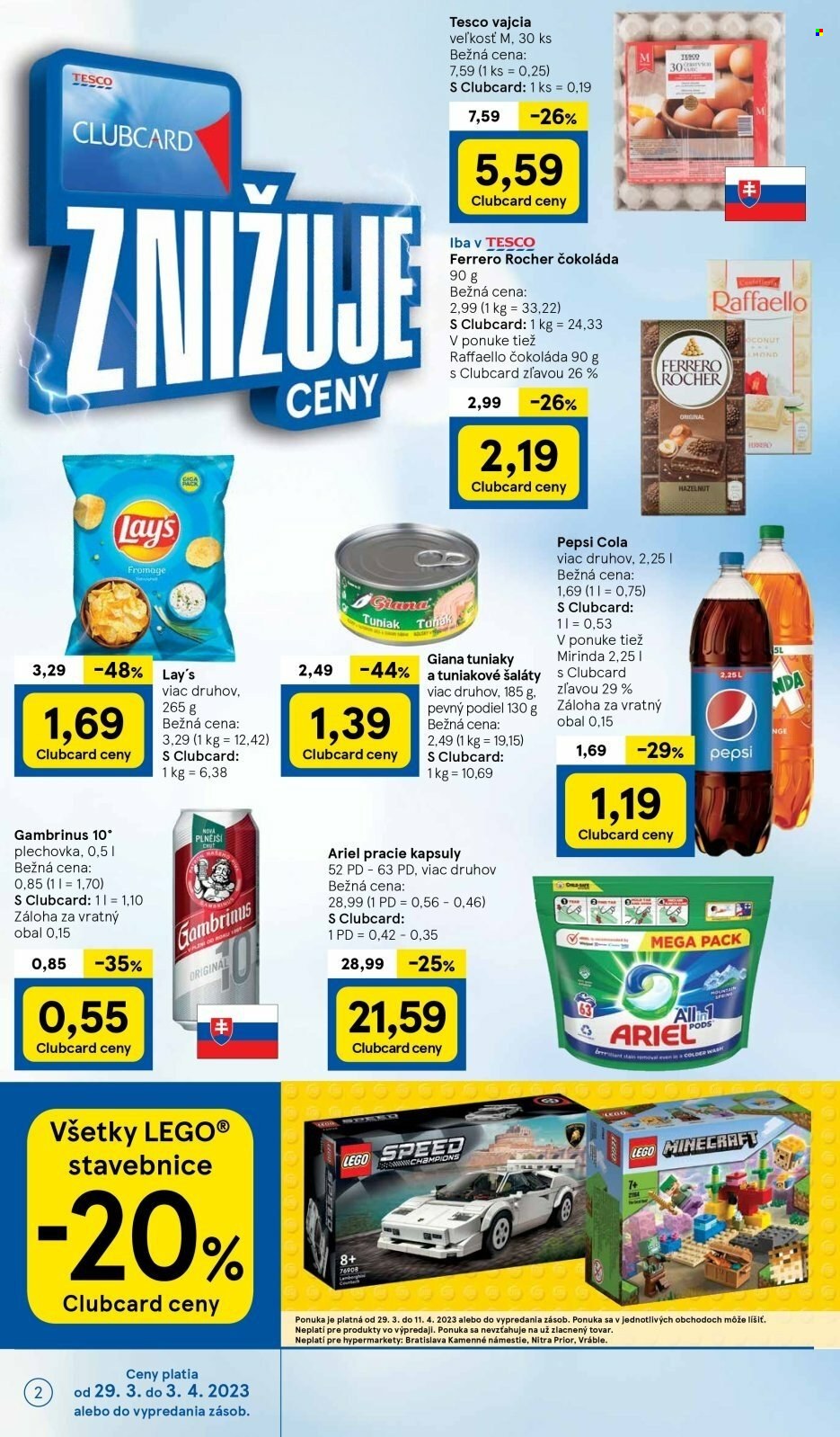 Leták TESCO - 29.3.2023 - 3.4.2023. Strana 2