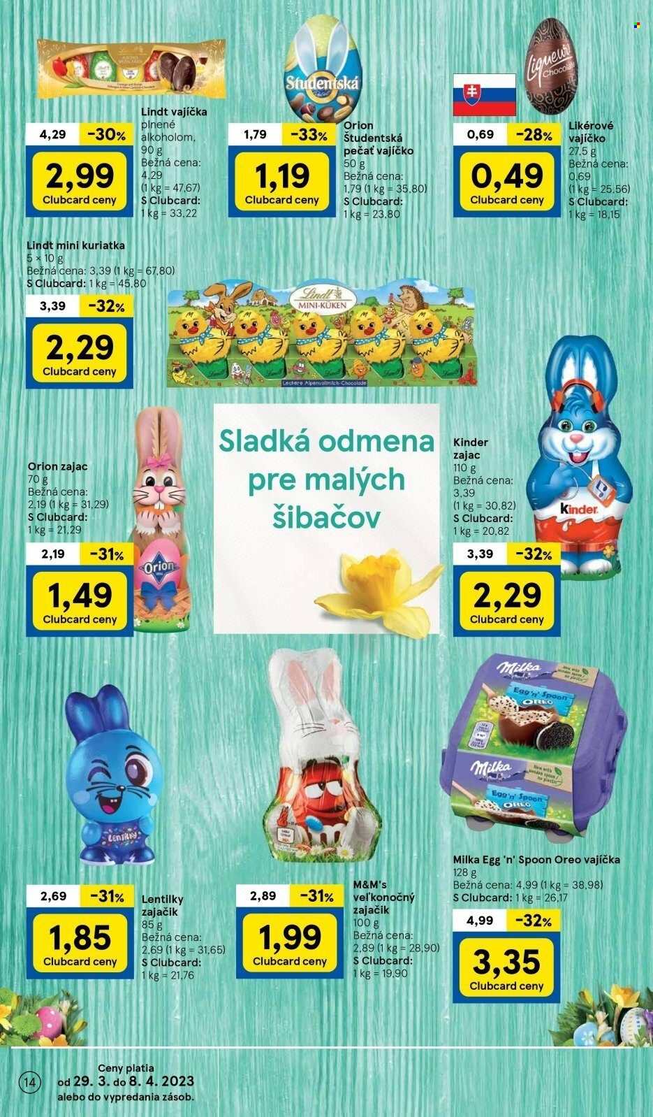 Leták TESCO - 29.3.2023 - 3.4.2023. Strana 14