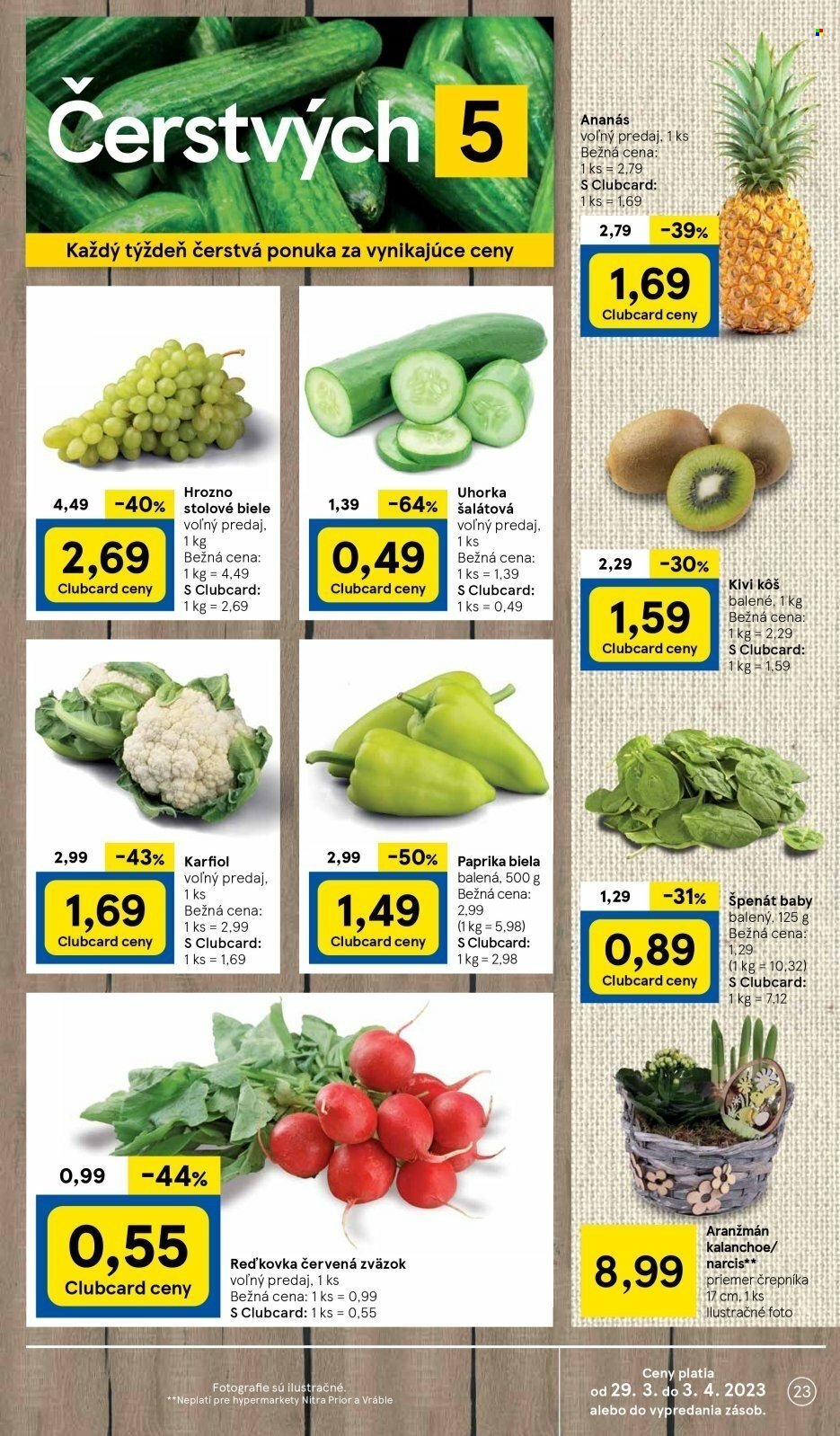 Leták TESCO - 29.3.2023 - 3.4.2023. Strana 23