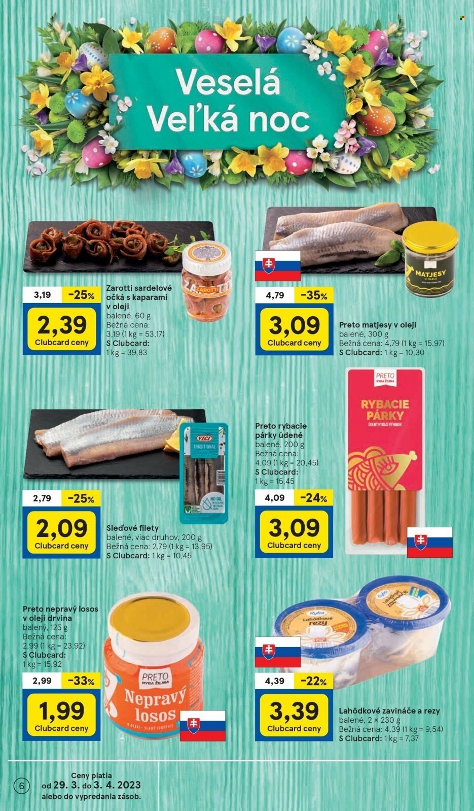 Leták TESCO supermarket - 29.3.2023 - 3.4.2023. Strana 6