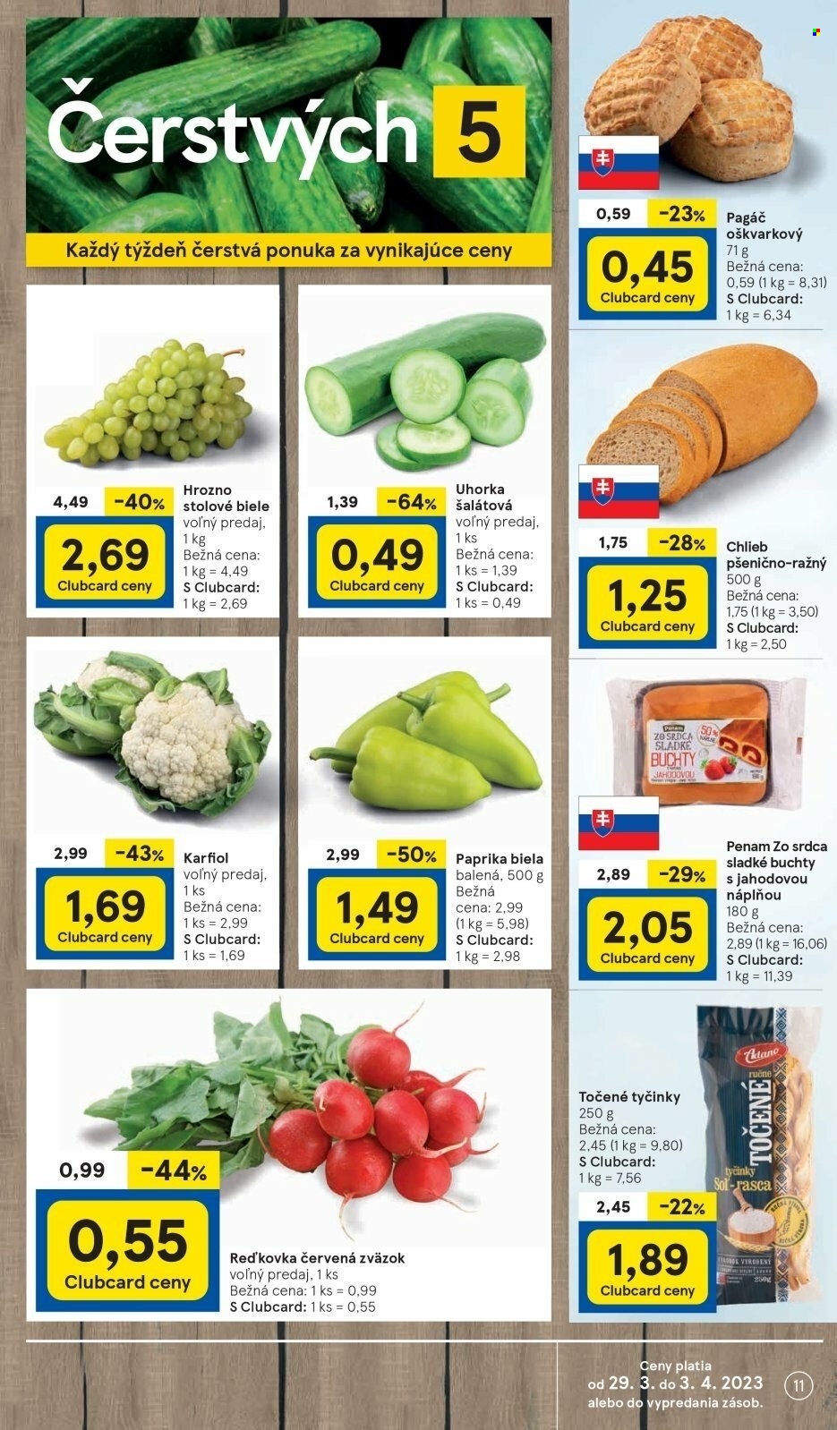Leták TESCO supermarket - 29.3.2023 - 3.4.2023. Strana 11