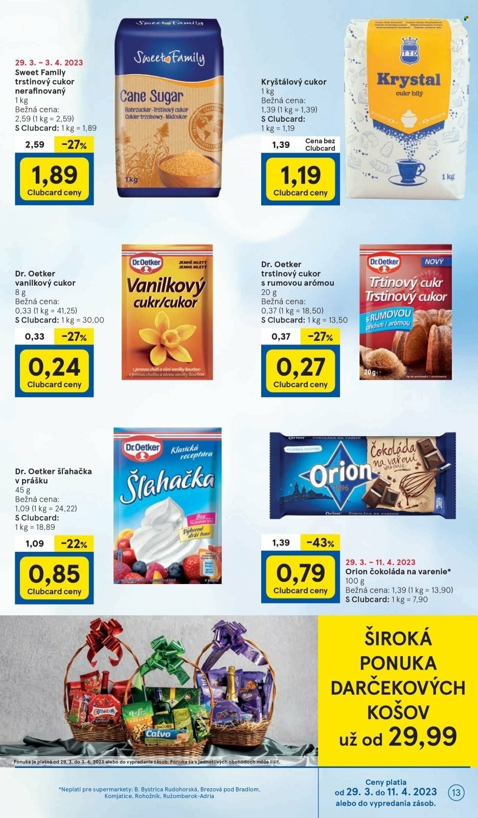 Leták TESCO supermarket - 29.3.2023 - 3.4.2023. Strana 13