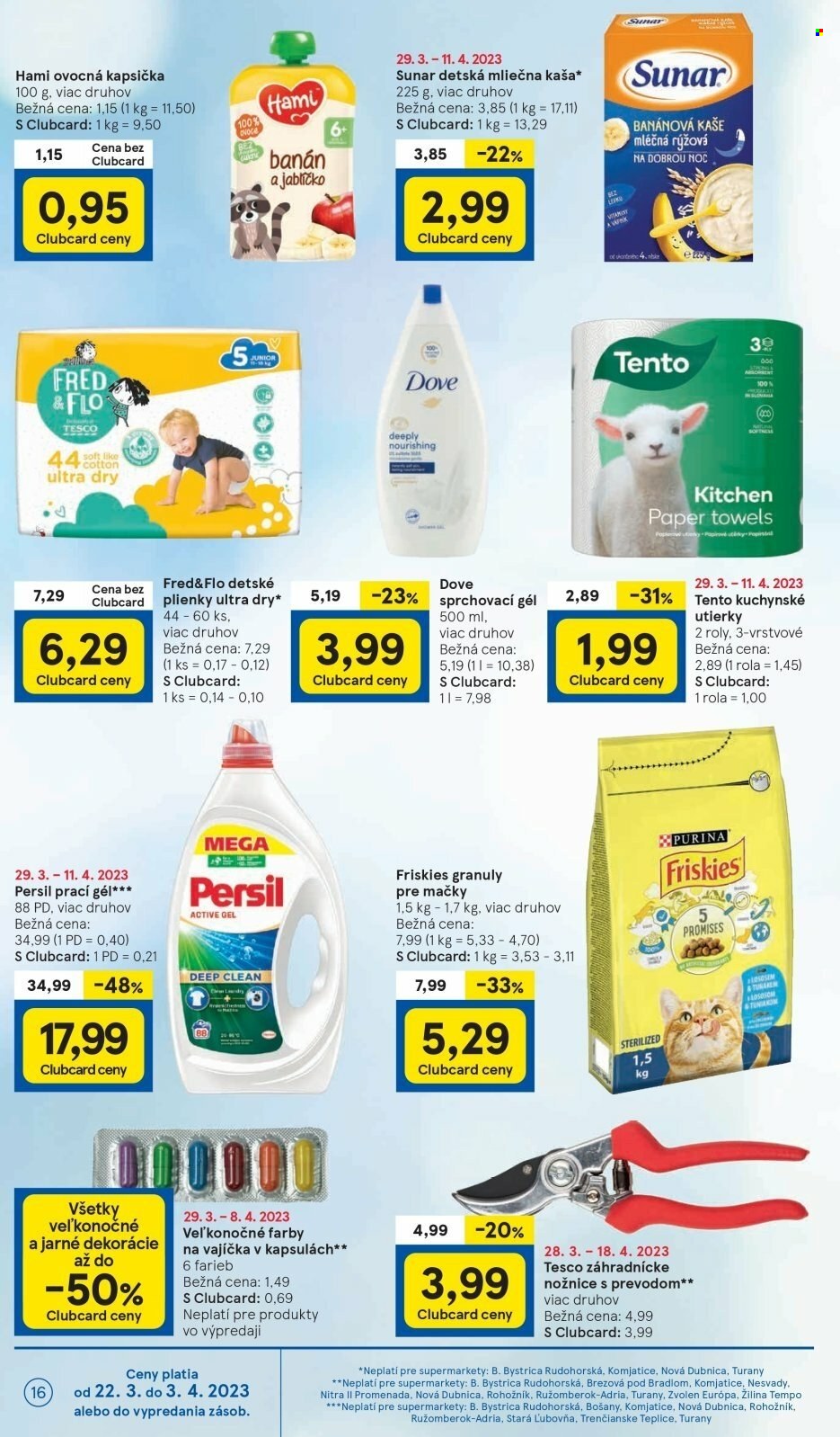 Leták TESCO supermarket - 29.3.2023 - 3.4.2023. Strana 16