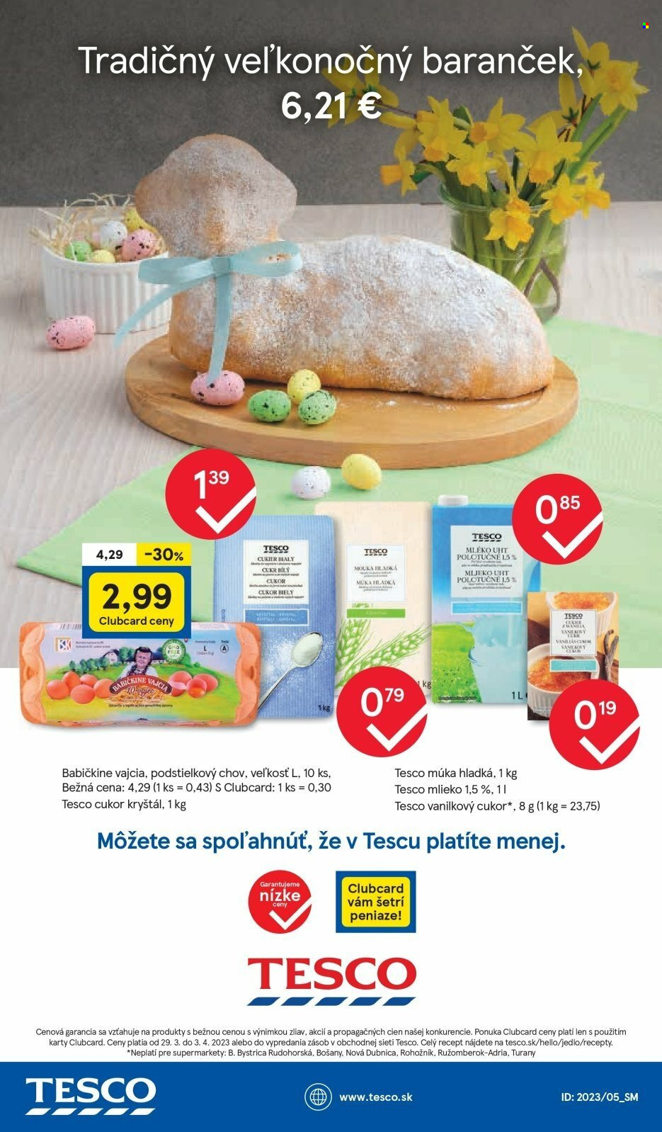 Leták TESCO supermarket - 29.3.2023 - 3.4.2023. Strana 17
