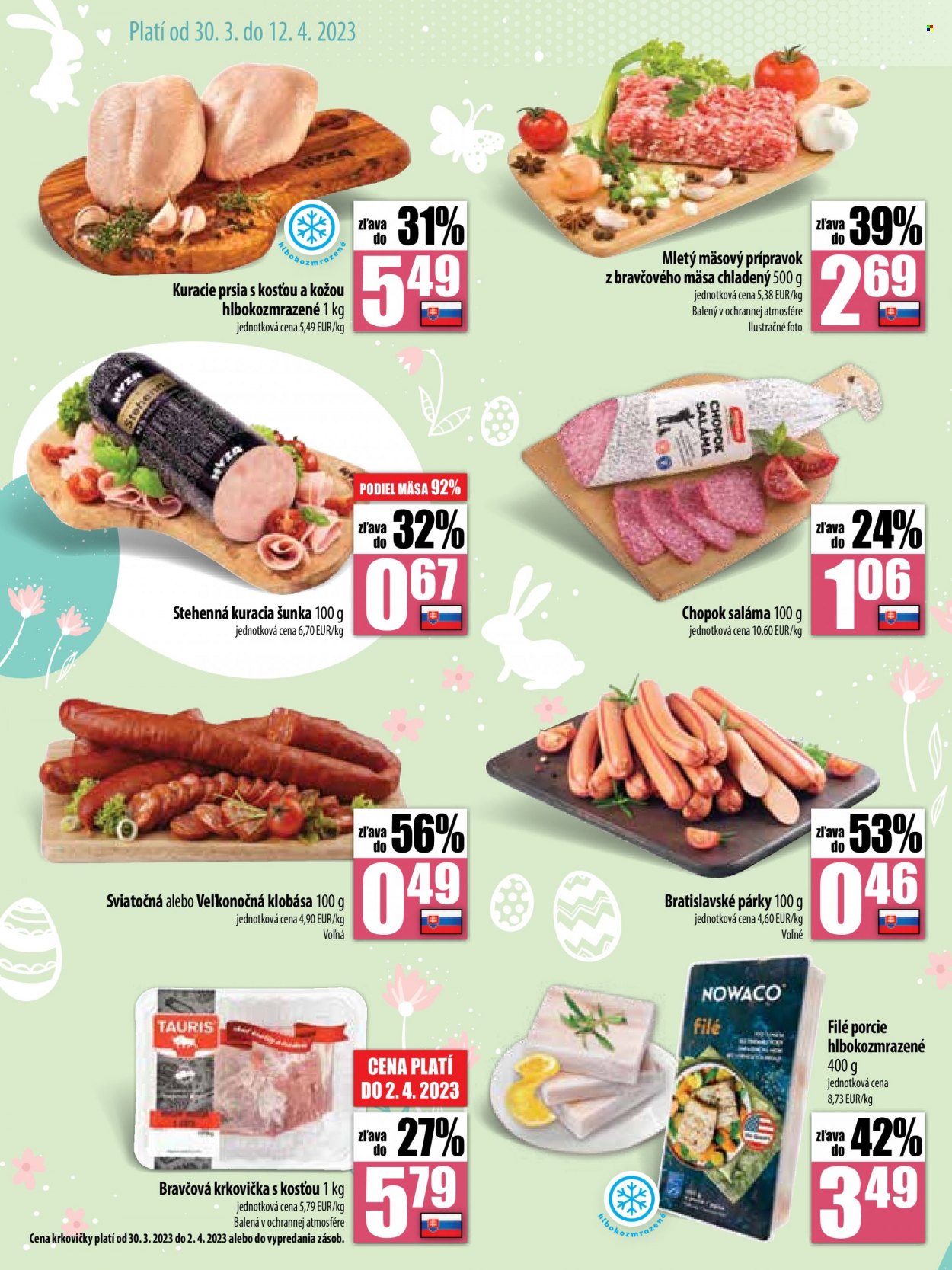 Leták COOP Jednota - 30.3.2023 - 12.4.2023. Strana 2