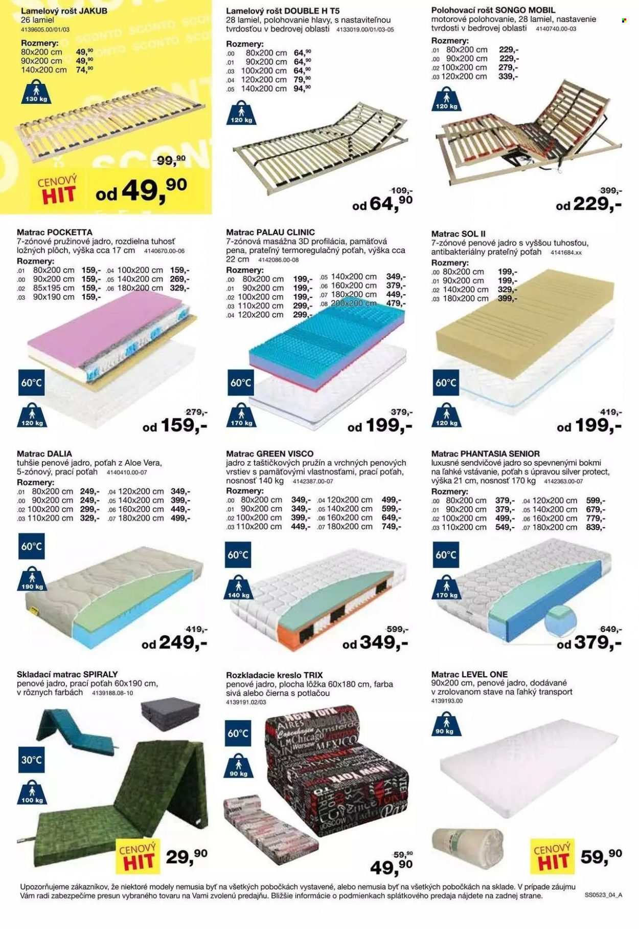 Leták Sconto nábytok - 29.3.2023 - 25.4.2023. Strana 4