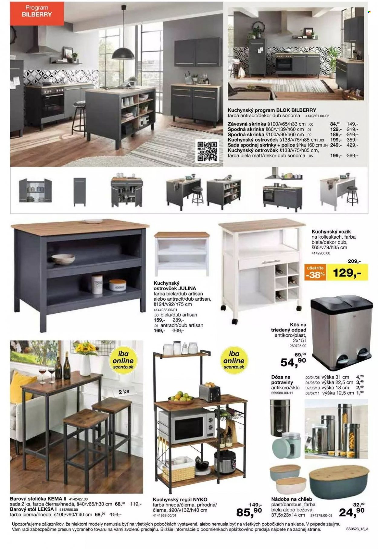 Leták Sconto nábytok - 29.3.2023 - 25.4.2023. Strana 18