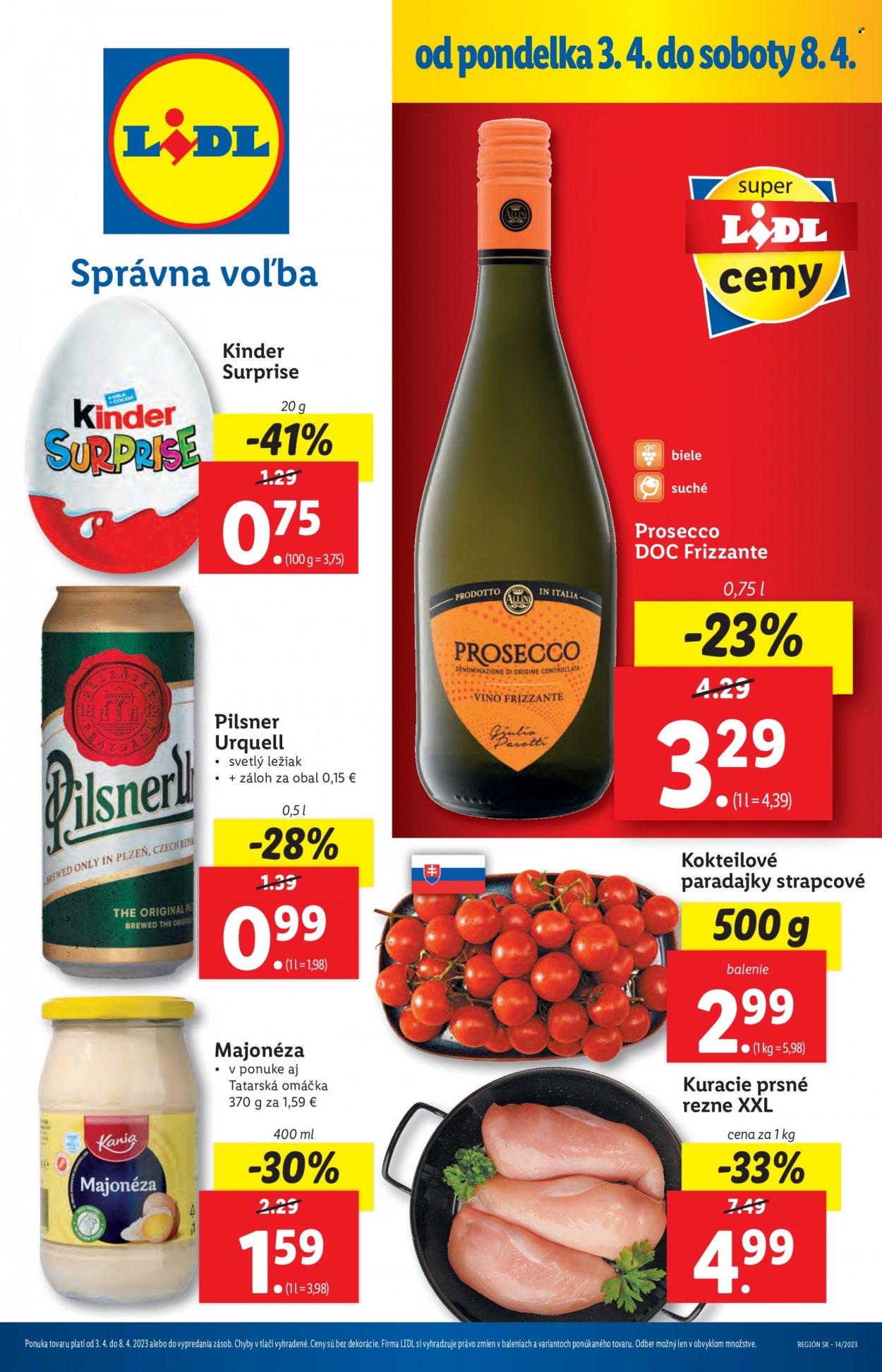 Leták Lidl - 3.4.2023 - 8.4.2023. Strana 1