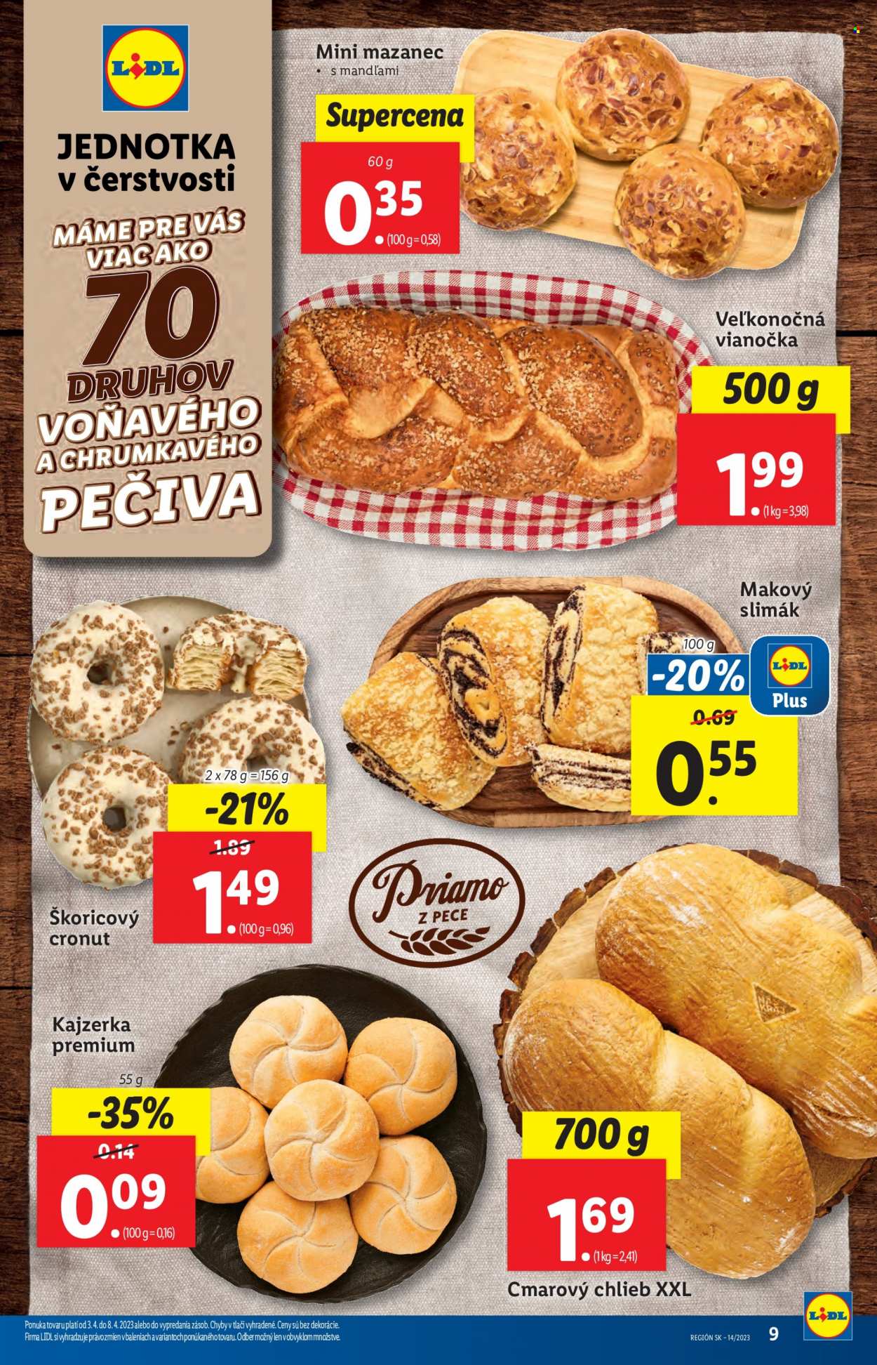 Leták Lidl - 3.4.2023 - 8.4.2023. Strana 9