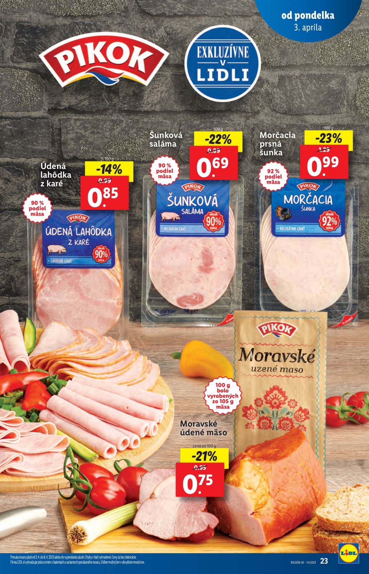 Leták Lidl - 3.4.2023 - 8.4.2023. Strana 23