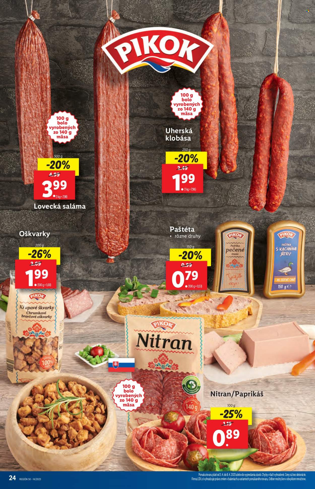 Leták Lidl - 3.4.2023 - 8.4.2023. Strana 24