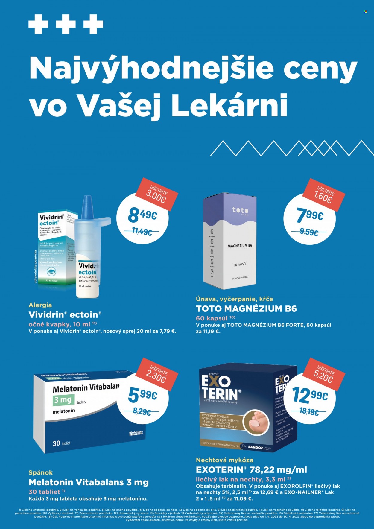 Leták Vaša lekáreň - 1.4.2023 - 30.4.2023. Strana 3