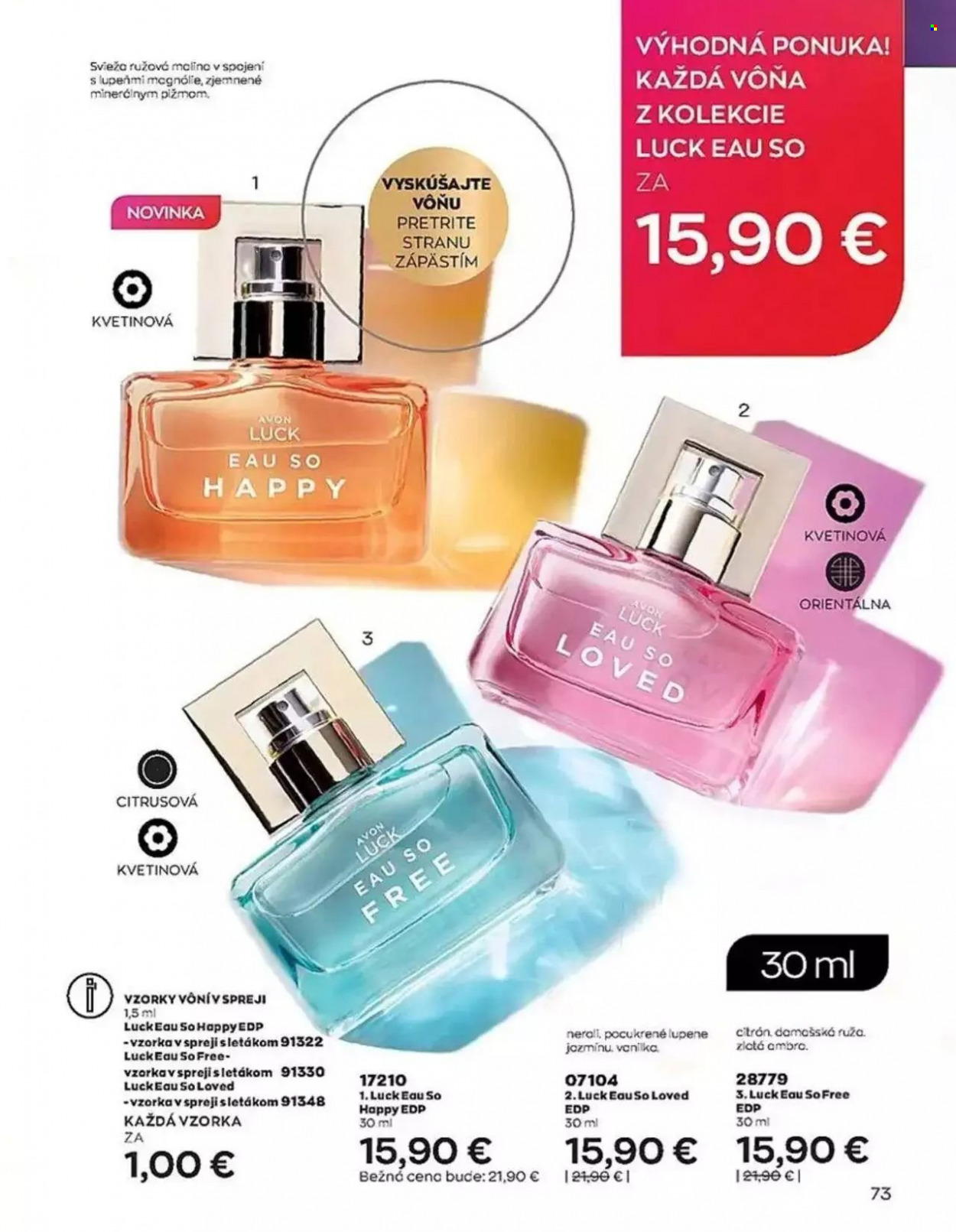 Leták Avon - 1.4.2023 - 30.4.2023. Strana 73