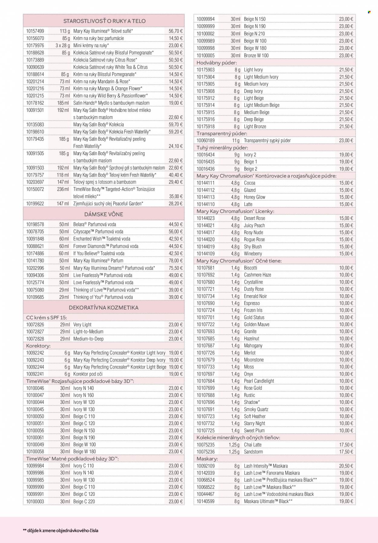 Leták Mary Kay - 1.4.2023 - 30.6.2023. Strana 43