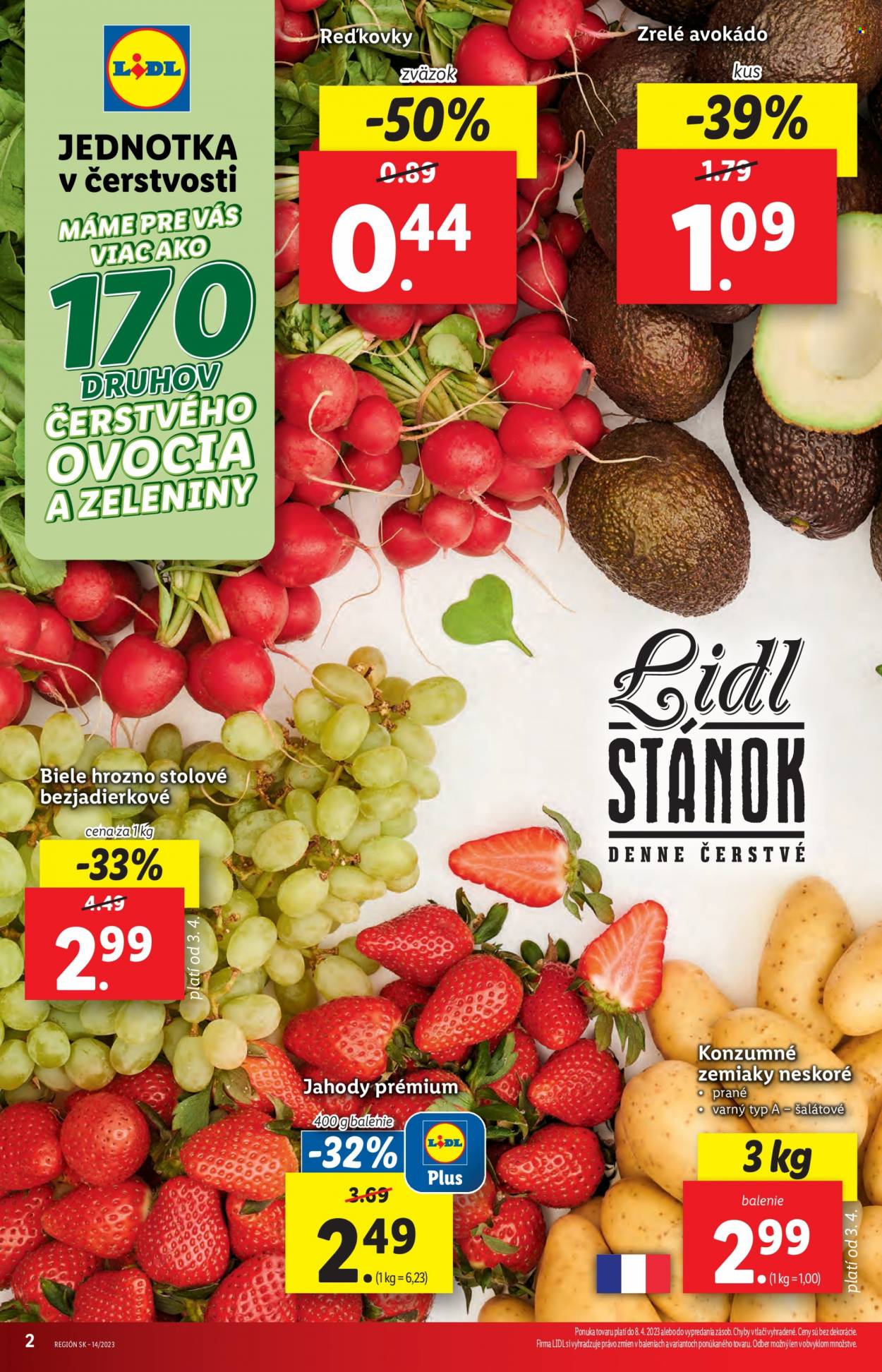 Leták Lidl - 5.4.2023 - 8.4.2023. Strana 2