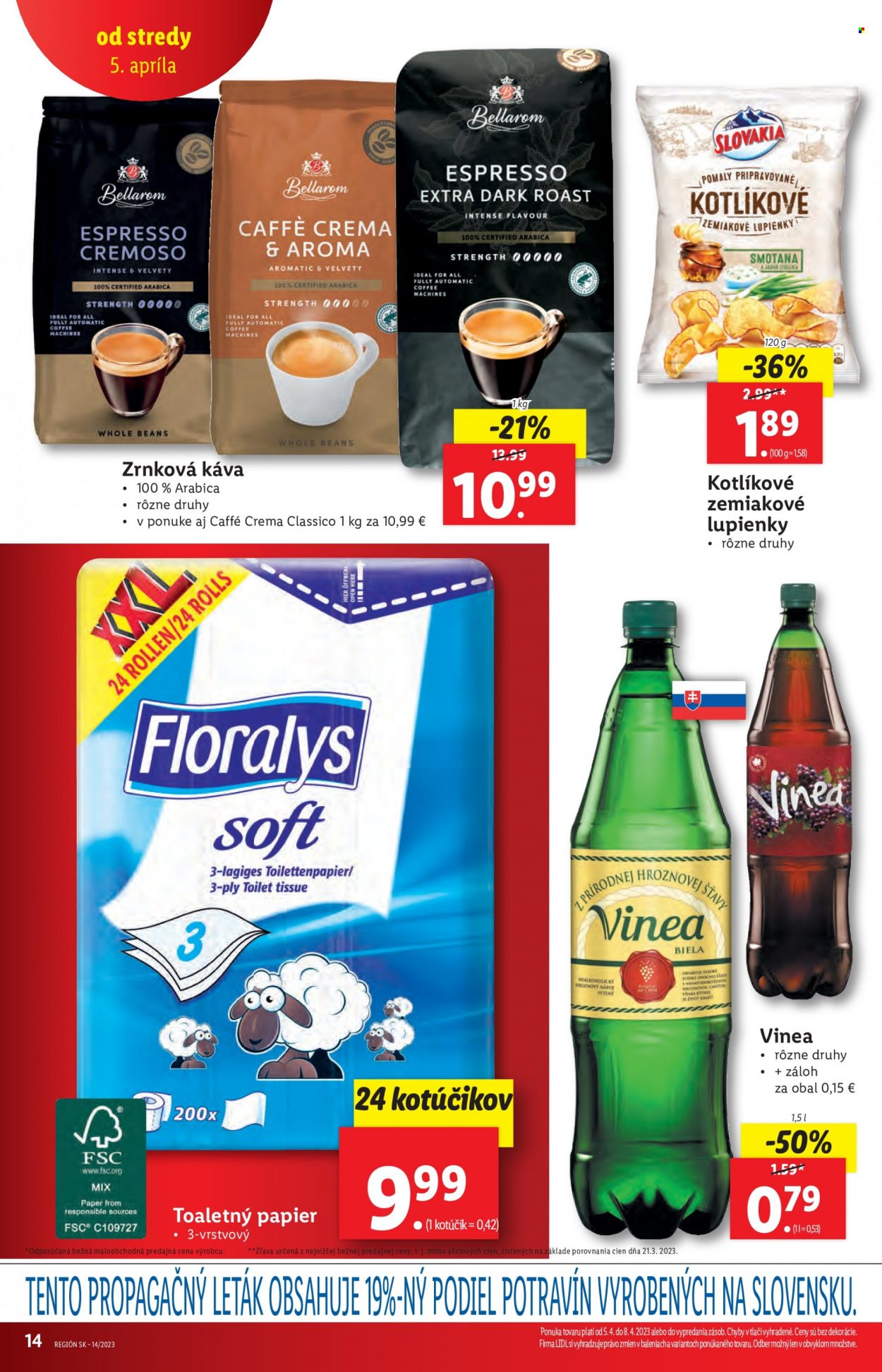 Leták Lidl - 5.4.2023 - 8.4.2023. Strana 14