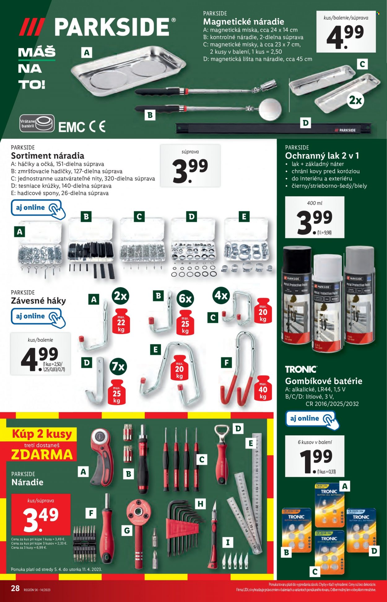 Leták Lidl - 5.4.2023 - 8.4.2023. Strana 28
