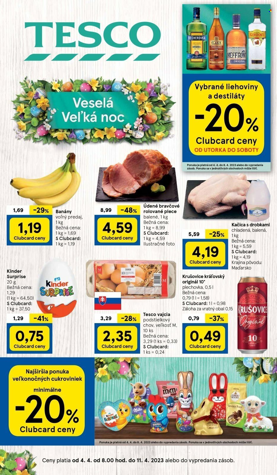 Leták TESCO - 4.4.2023 - 11.4.2023. Strana 1
