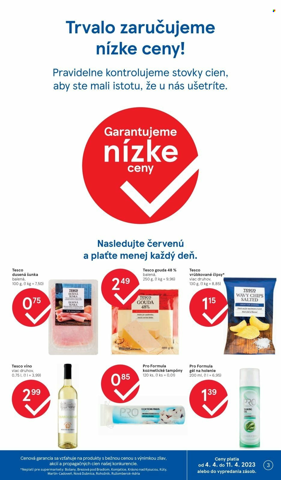 Leták TESCO supermarket - 4.4.2023 - 11.4.2023. Strana 3