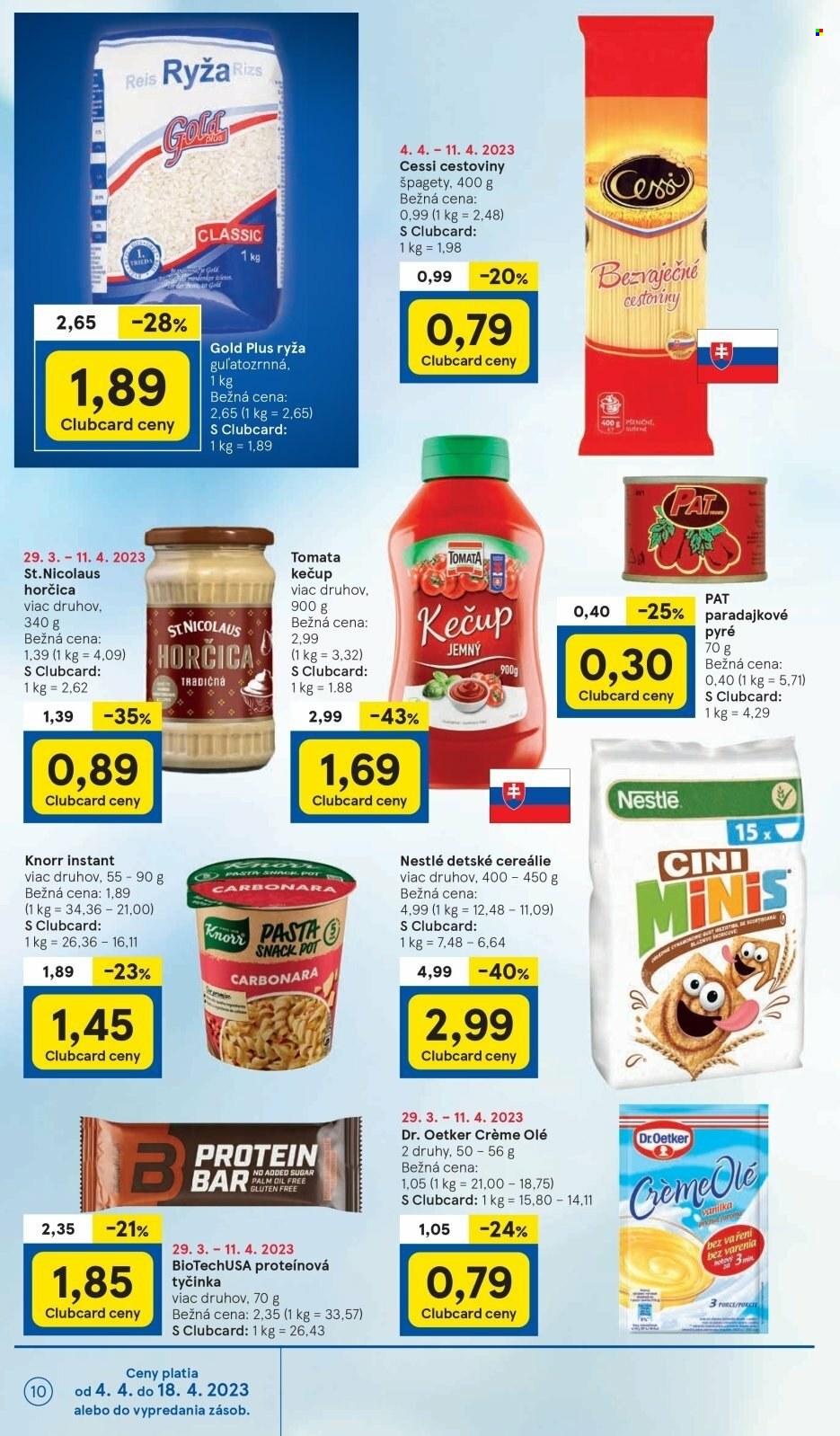 Leták TESCO supermarket - 4.4.2023 - 11.4.2023. Strana 10