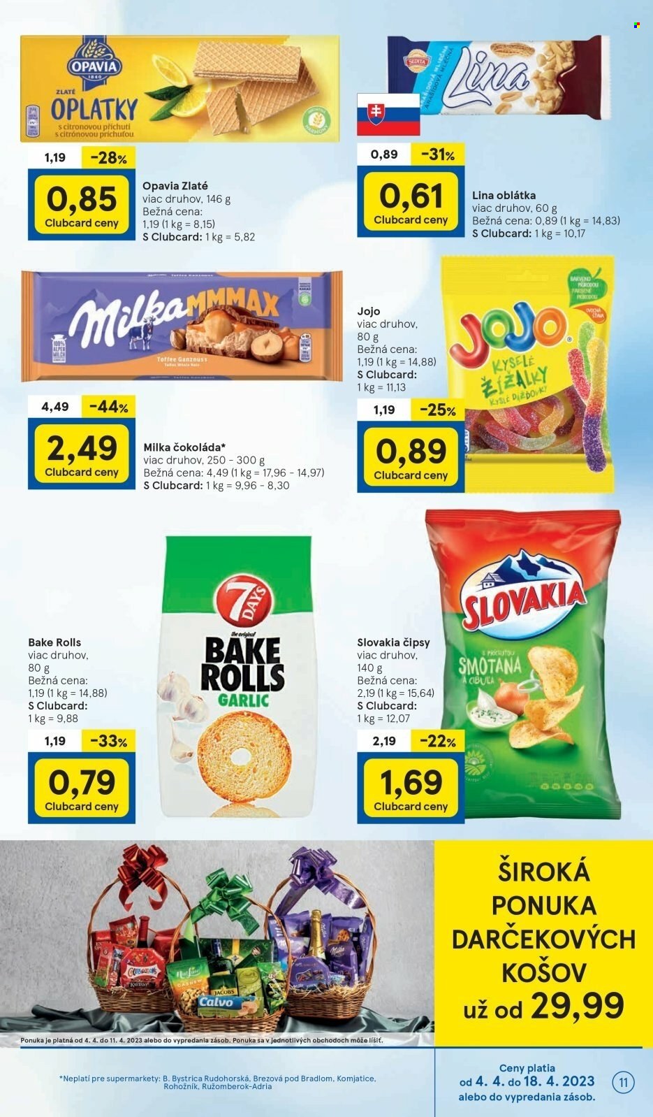 Leták TESCO supermarket - 4.4.2023 - 11.4.2023. Strana 11