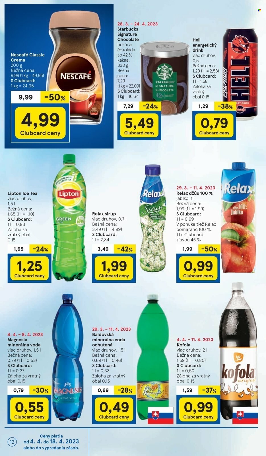 Leták TESCO supermarket - 4.4.2023 - 11.4.2023. Strana 12
