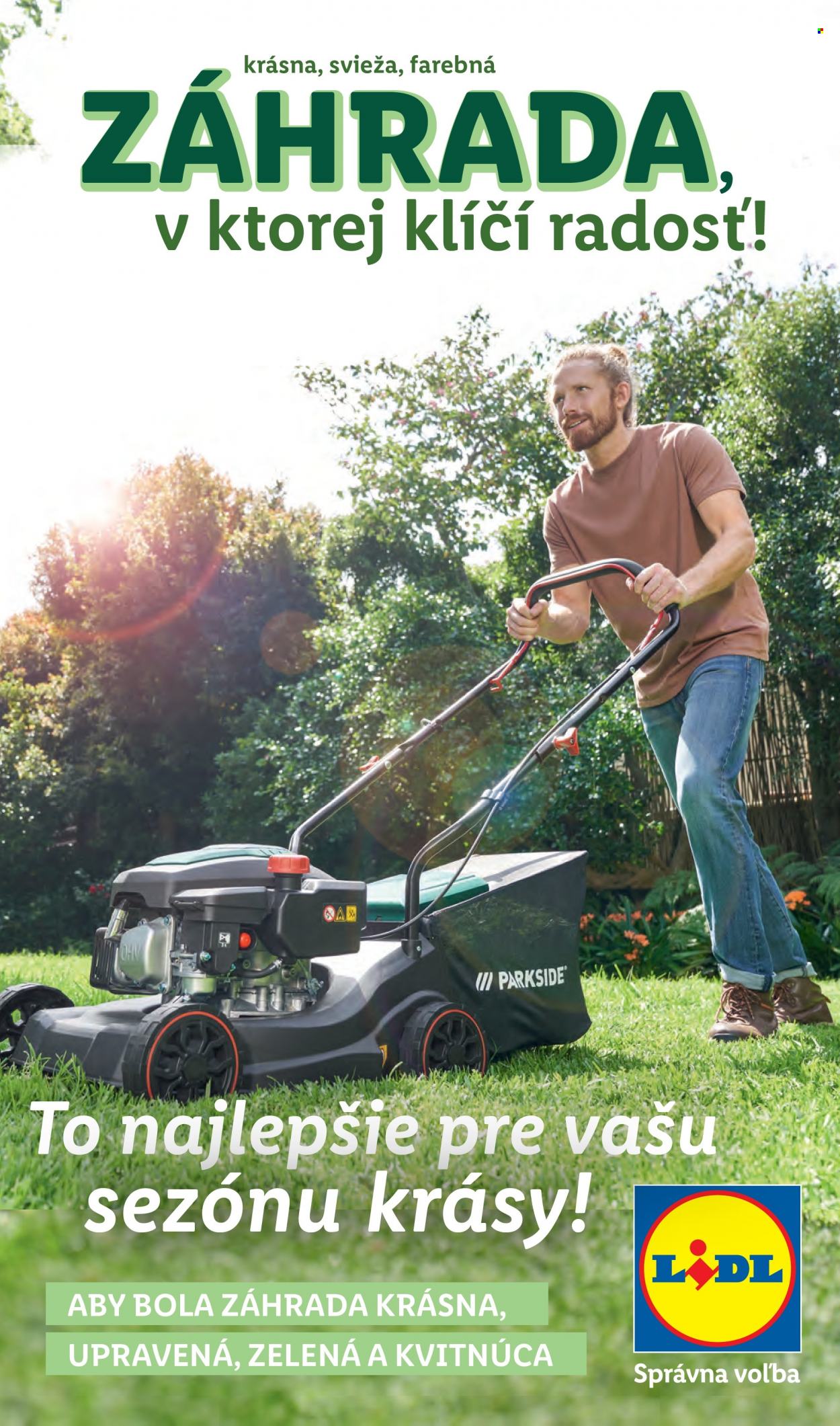 Leták Lidl. Strana 1
