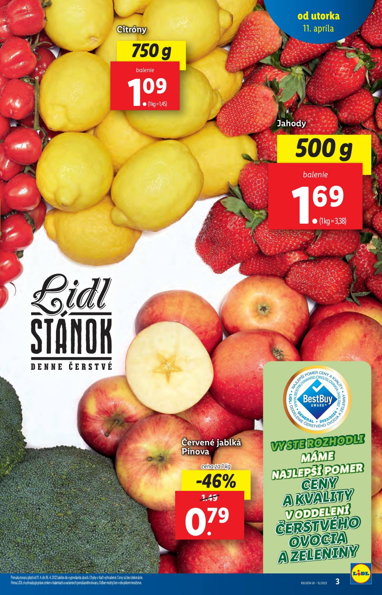 Leták Lidl - 11.4.2023 - 16.4.2023. Strana 3