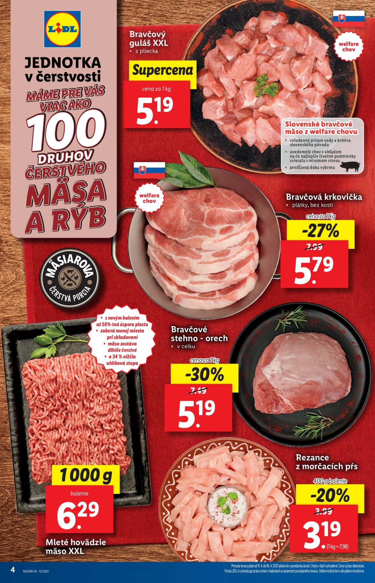 Leták Lidl - 11.4.2023 - 16.4.2023. Strana 4