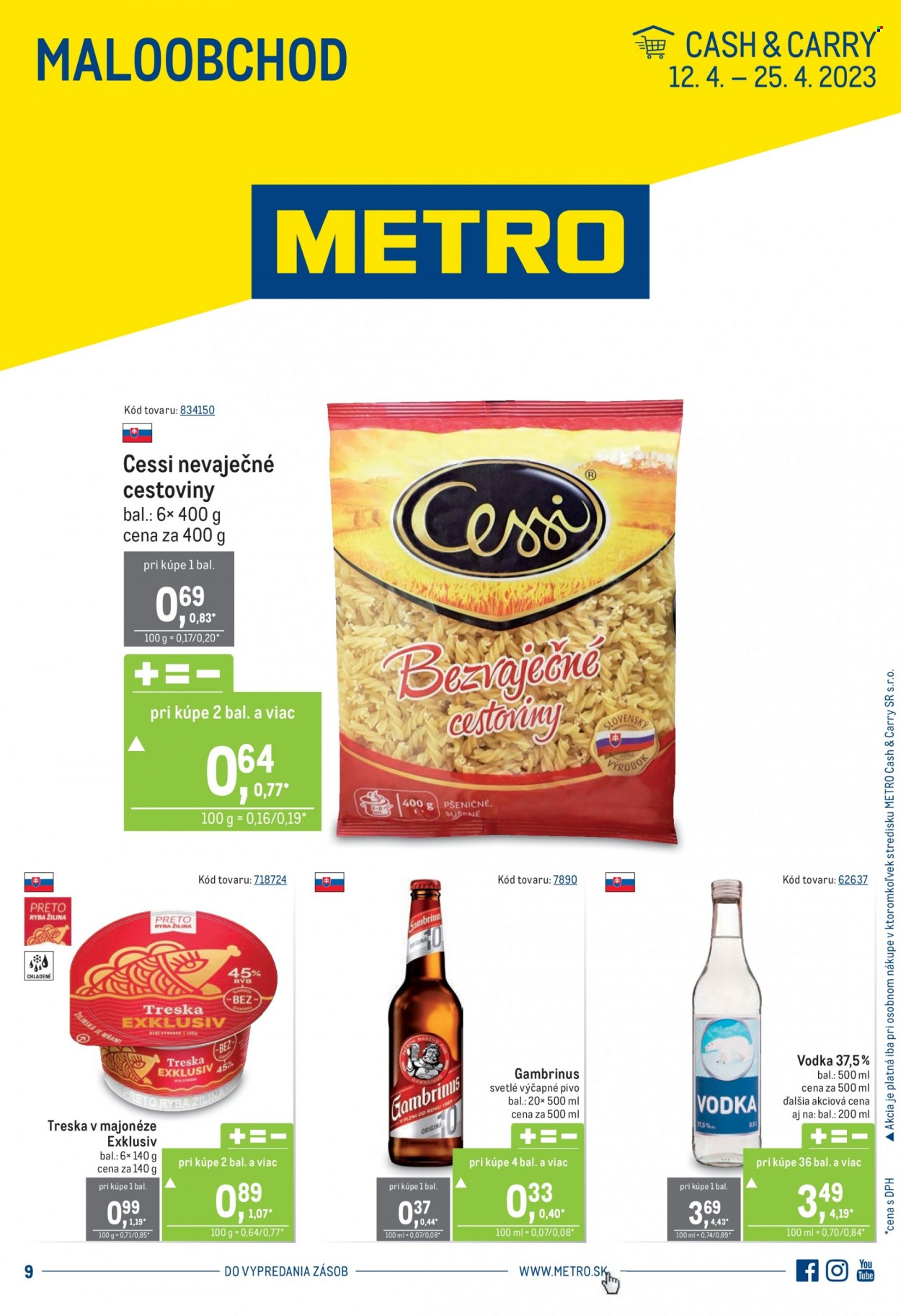 Leták Metro - 12.4.2023 - 25.4.2023. Strana 1
