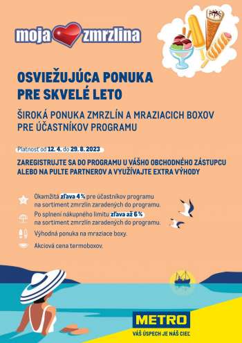 Leták Metro - 12.4.2023 - 29.8.2023.