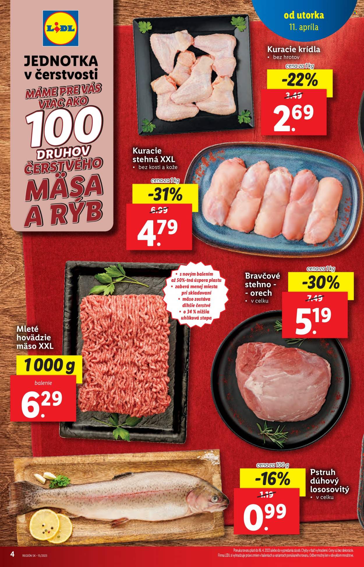 Leták Lidl - 13.4.2023 - 16.4.2023. Strana 4