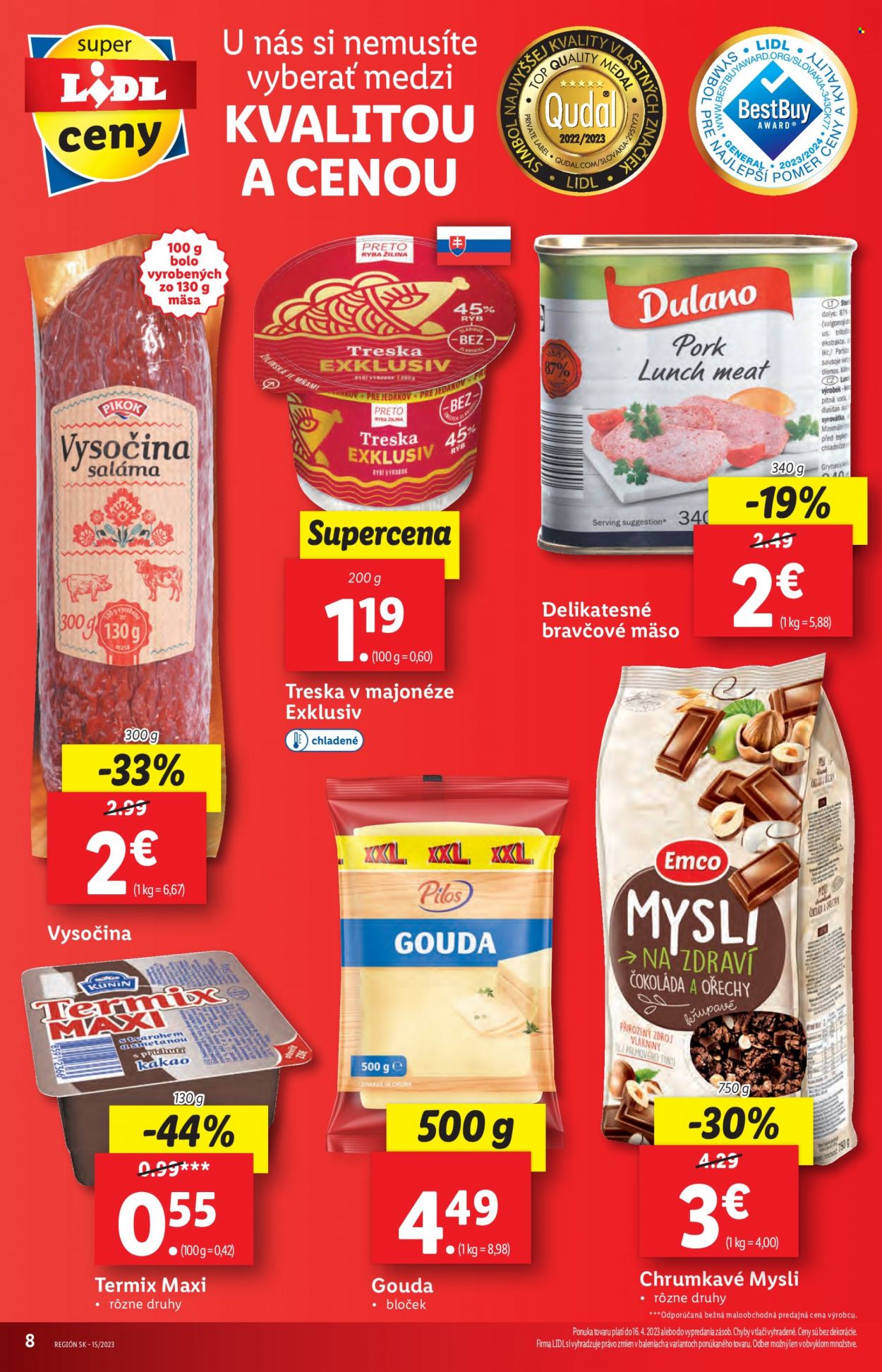 Leták Lidl - 13.4.2023 - 16.4.2023. Strana 8