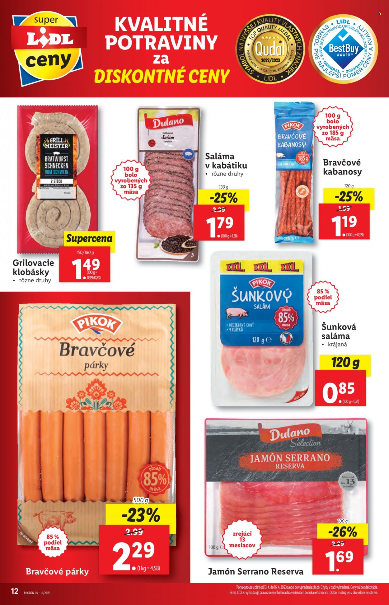 Leták Lidl - 13.4.2023 - 16.4.2023. Strana 12